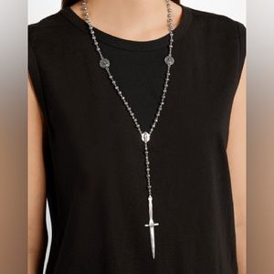 Oxidized Rosebud Dagger Rosary 🗡️